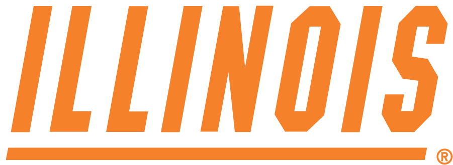 Illinois Fighting Illini 1989-2004 Wordmark Logo diy DTF decal sticker